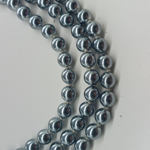 Kenneth Jay Lane KJL 1997 53rd Presidential Inaugural Gray Pearl Necklace - Picture 3 of 6